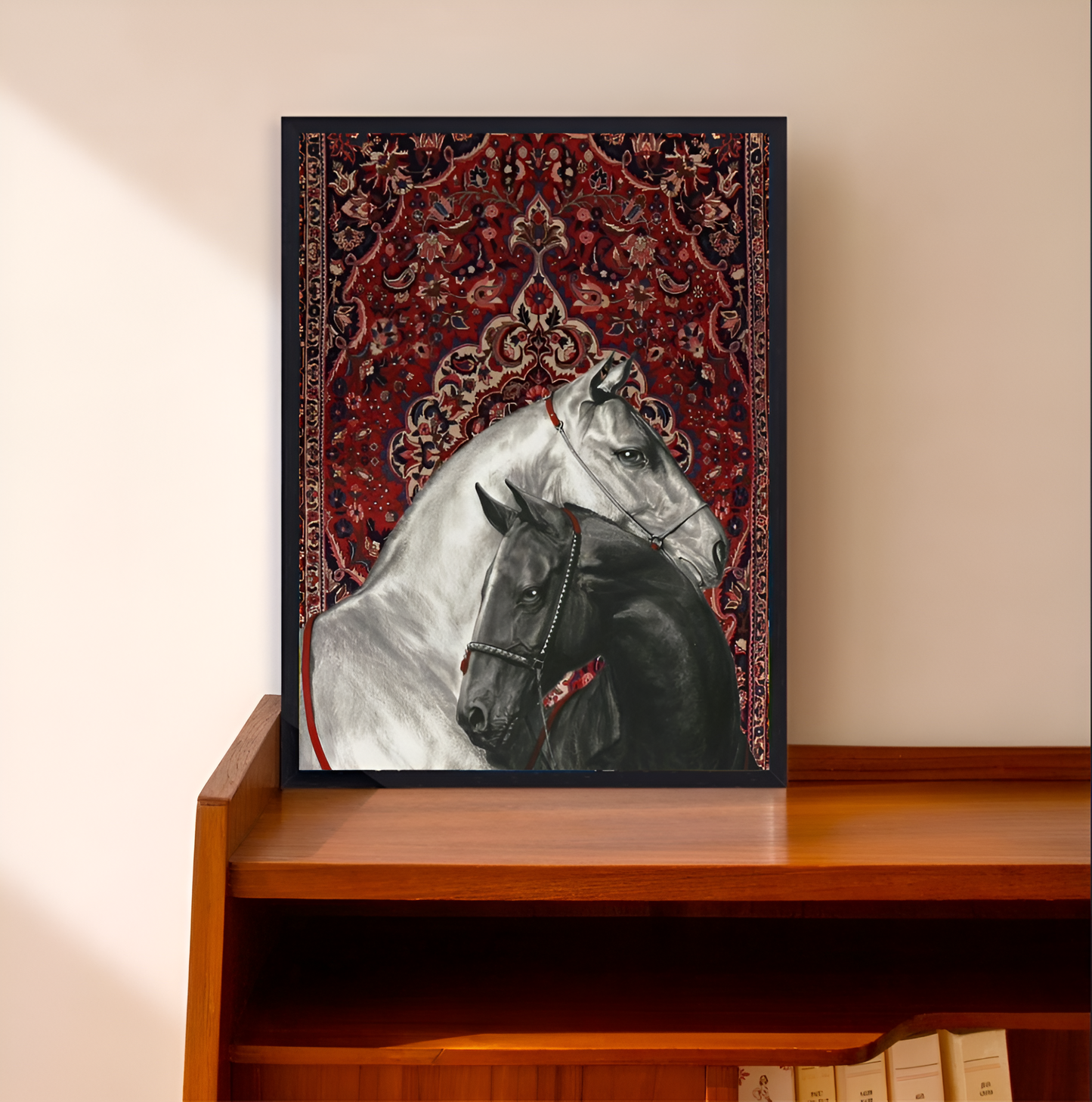 Elegant Wall Art Display: Horses in Motion