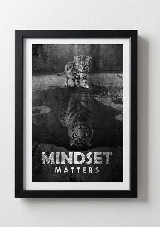 Mindset matters premium wall poster frames