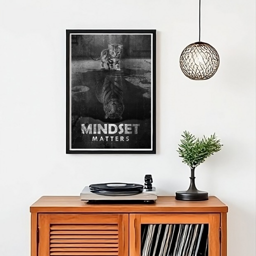 Mindset matters premium wall poster frames